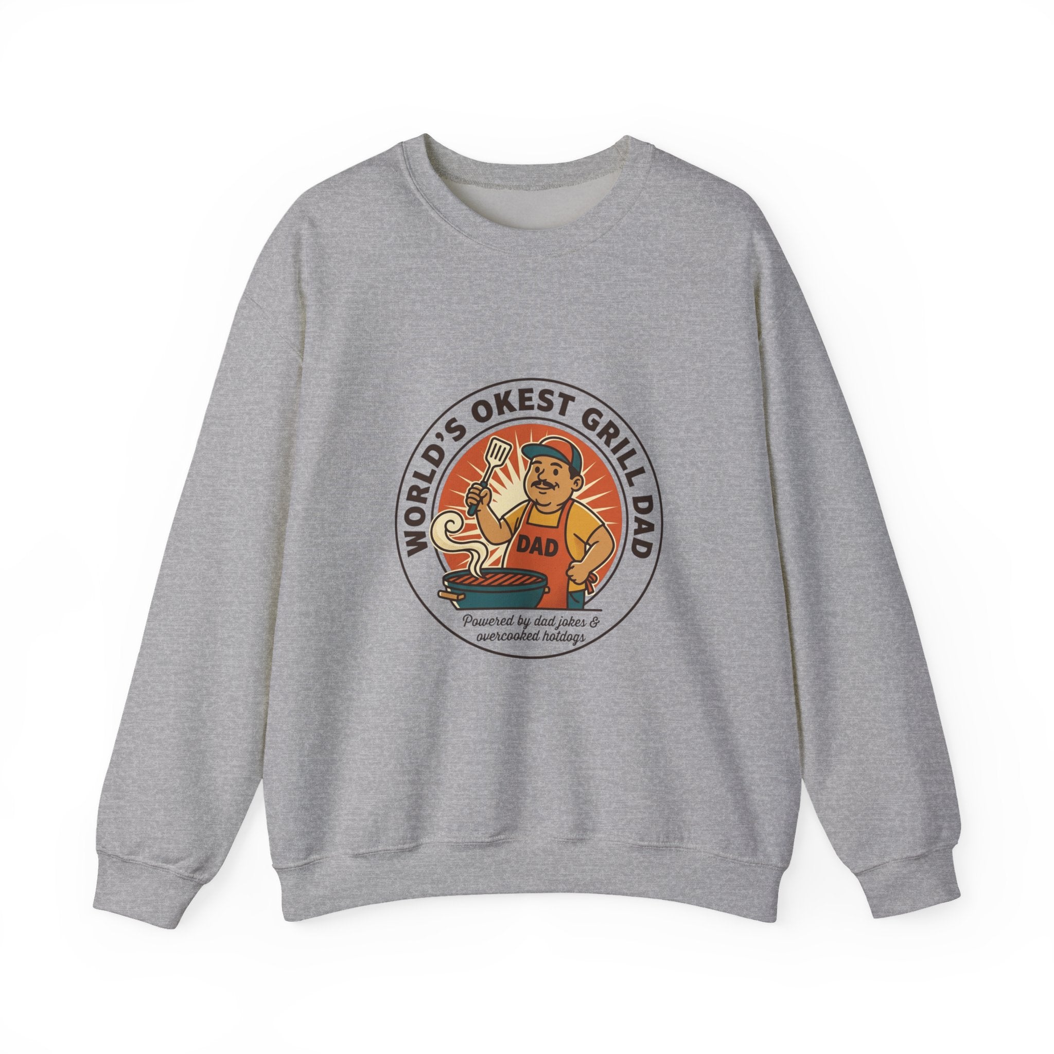 World’s Okest Grill Dad Sweatshirt | Father’s Day, Retro Grill Dad