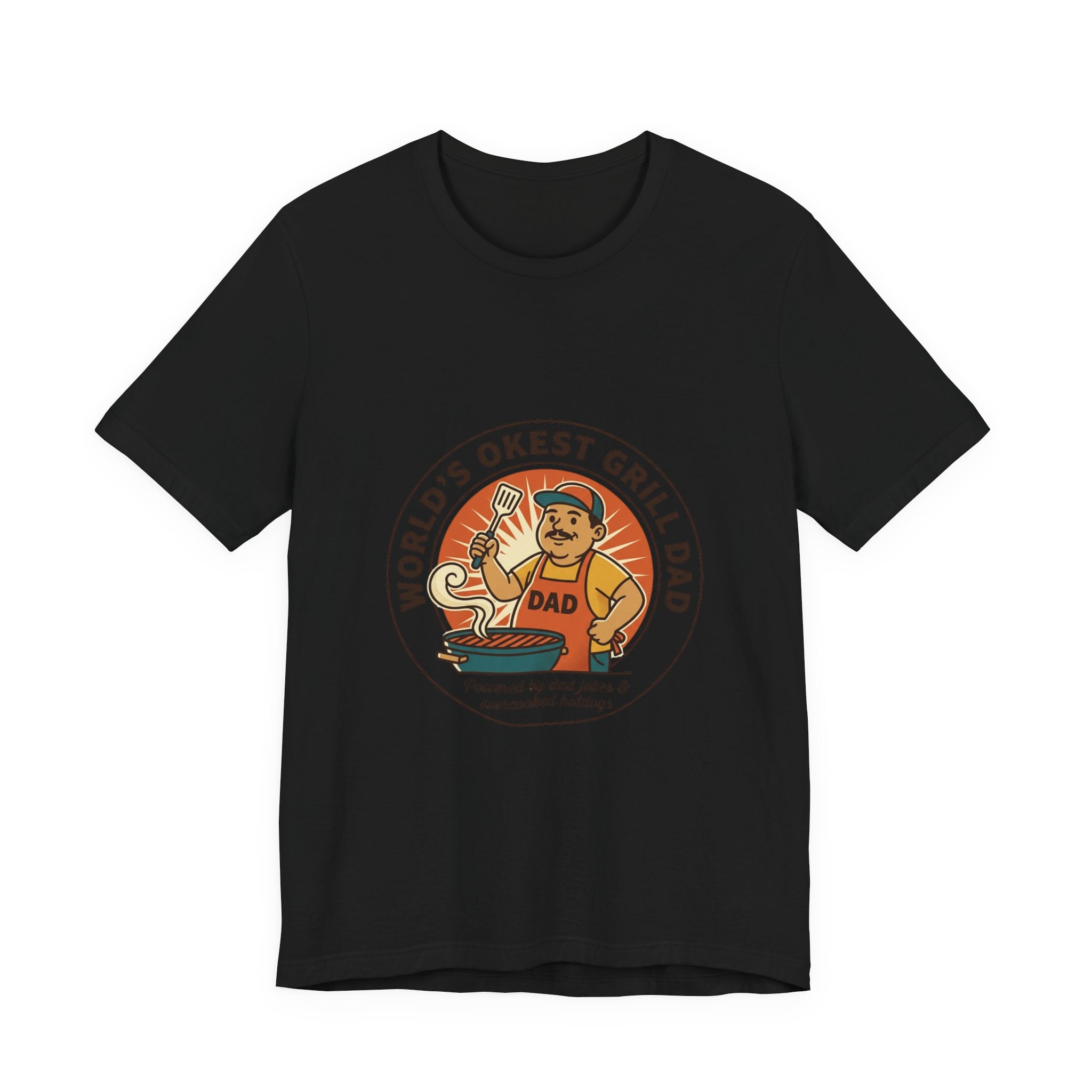 World's Okest Grill Dad T-Shirt | Father's Day, Retro Outdoorsy Dad