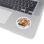 World's Okest Grill Dad Sticker | Father's Day, Sarcastic Retro Dad