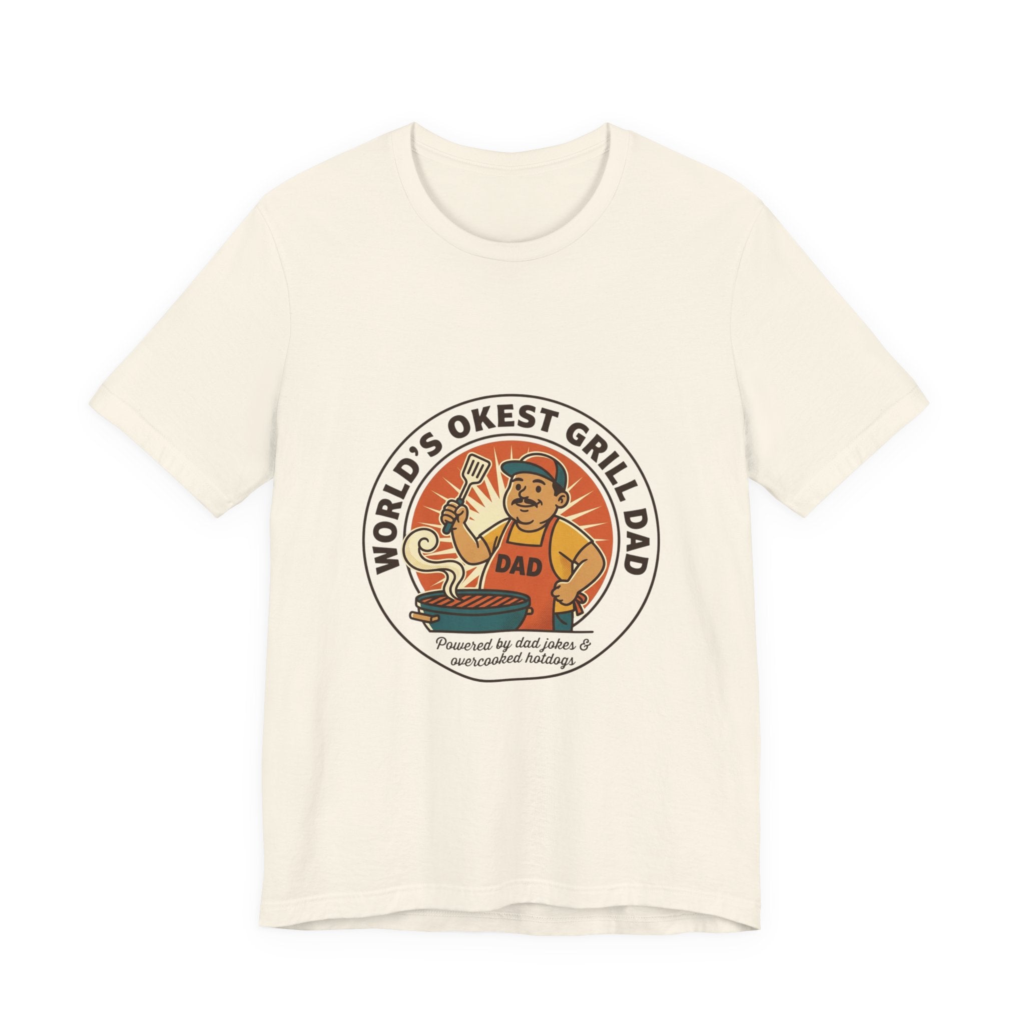 World's Okest Grill Dad T-Shirt | Father's Day, Retro Outdoorsy Dad