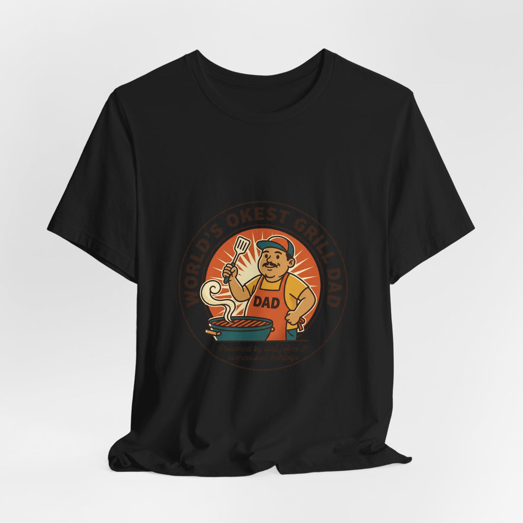 World's Okest Grill Dad T-Shirt | Father's Day, Retro Outdoorsy Dad