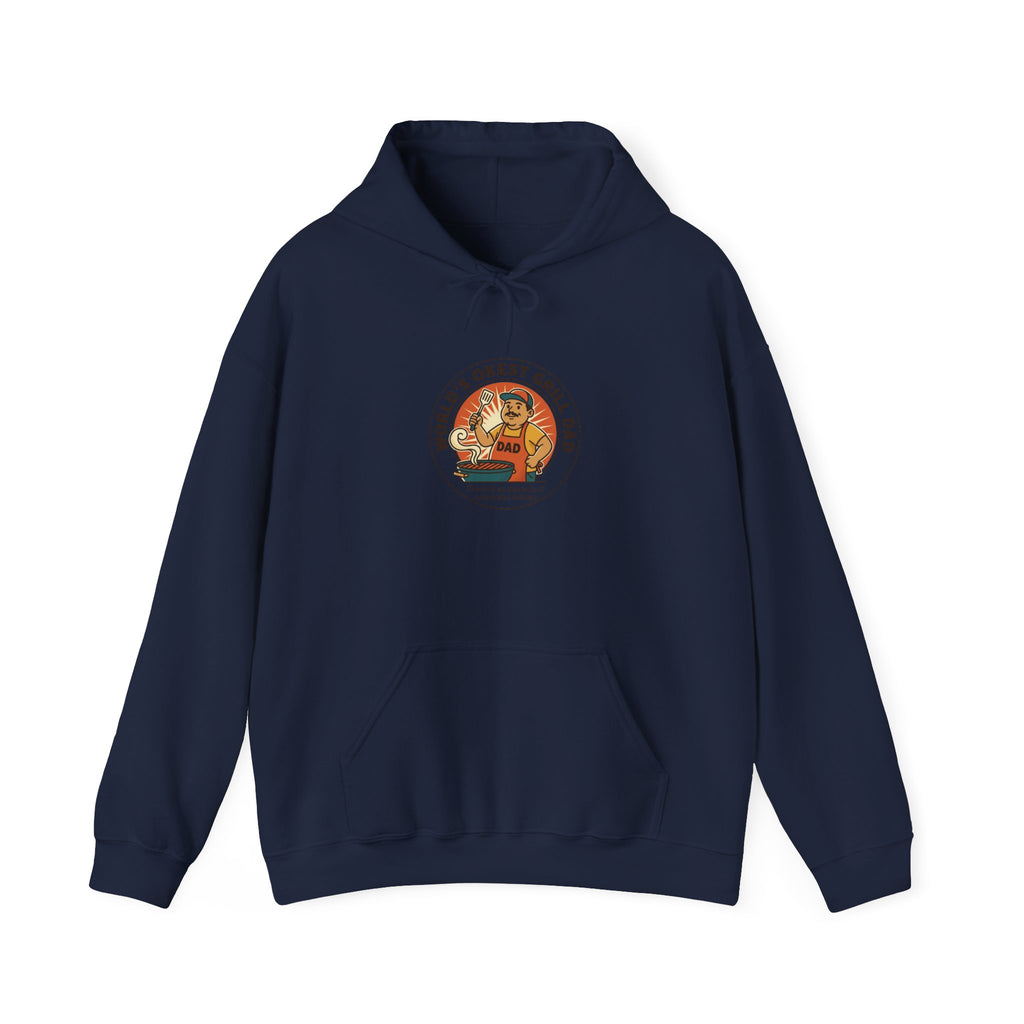World's Best Grill Dad Hoodie | Father's Day, Retro Outdoorsy Dad