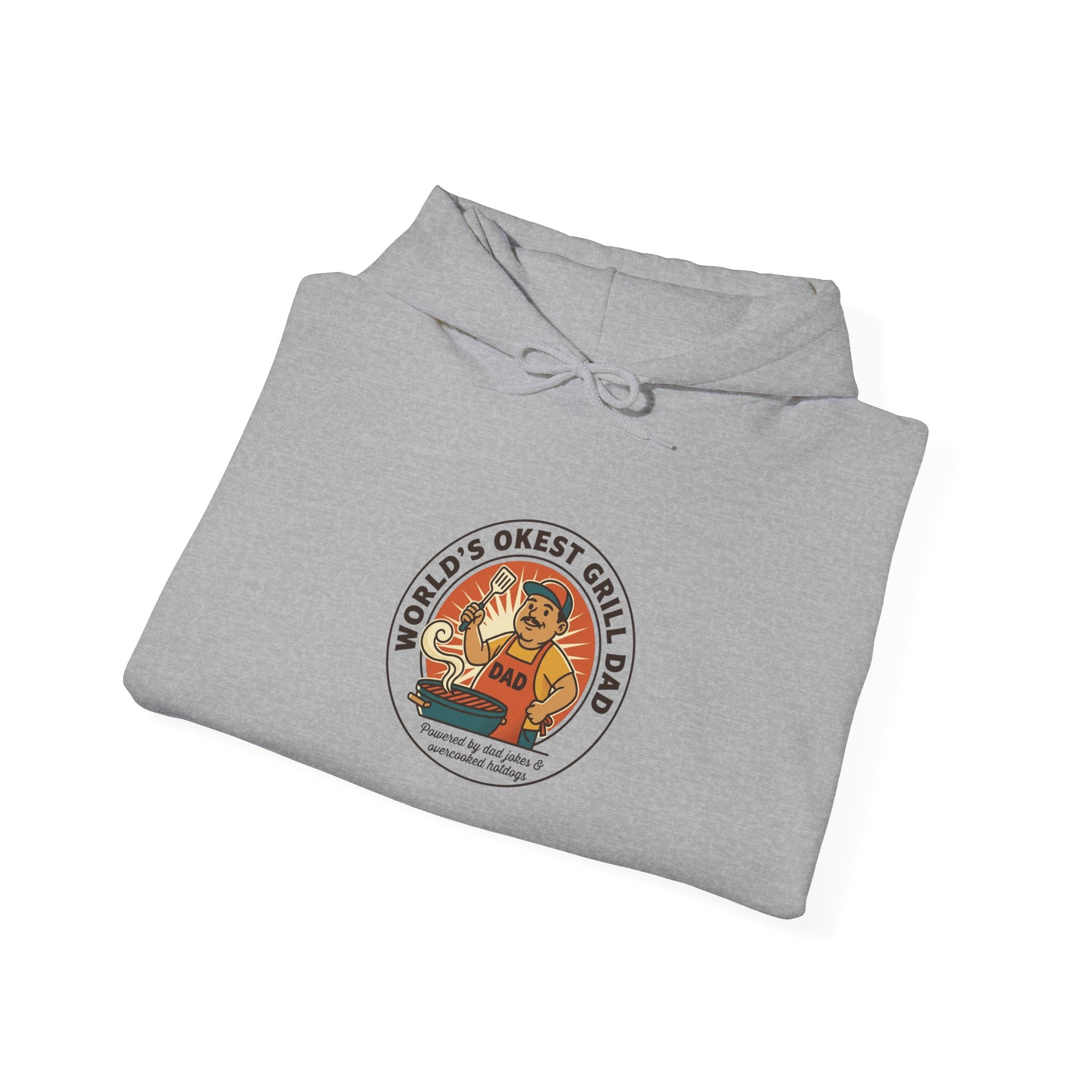 World's Best Grill Dad Hoodie | Father's Day, Retro Outdoorsy Dad
