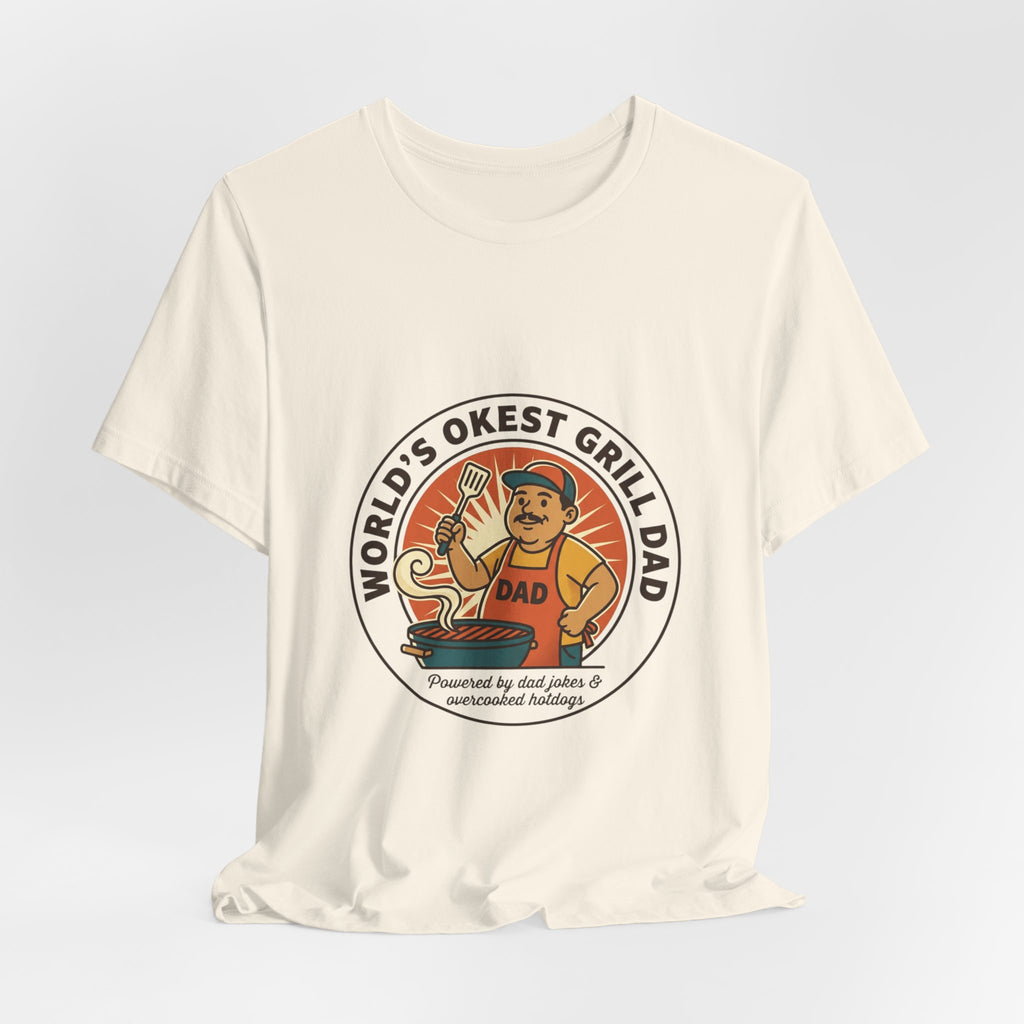 World's Okest Grill Dad T-Shirt | Father's Day, Retro Outdoorsy Dad