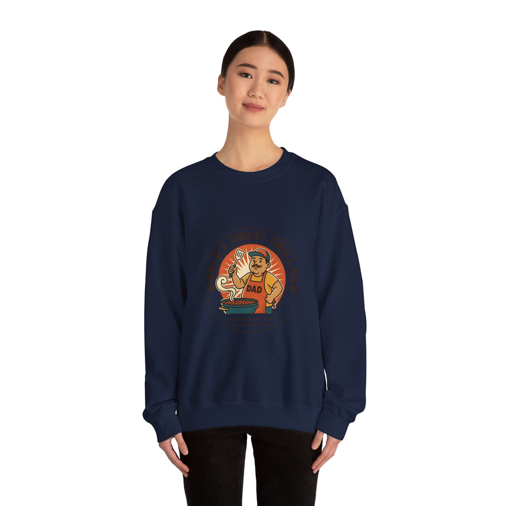 World’s Okest Grill Dad Sweatshirt | Father’s Day, Retro Grill Dad
