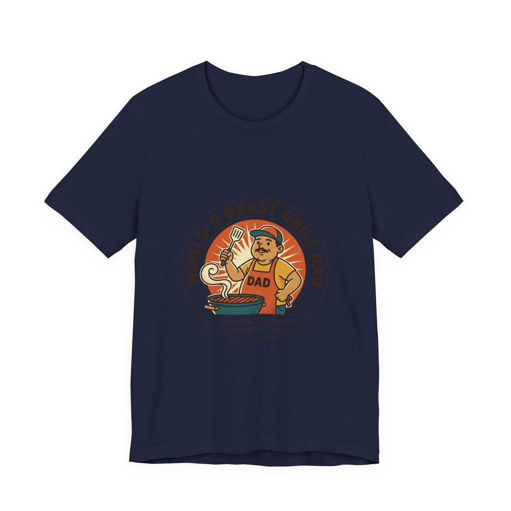 World's Okest Grill Dad T-Shirt | Father's Day, Retro Outdoorsy Dad