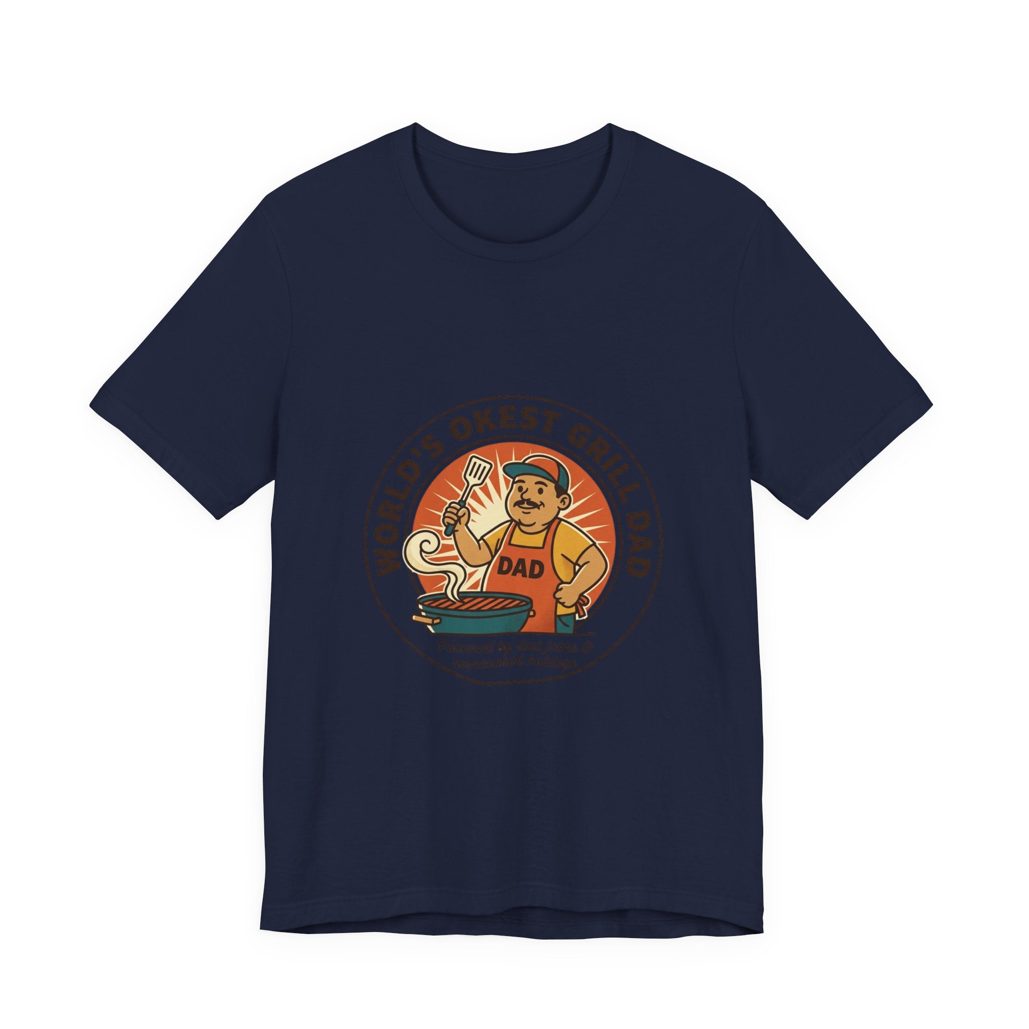 World's Okest Grill Dad T-Shirt | Father's Day, Retro Outdoorsy Dad