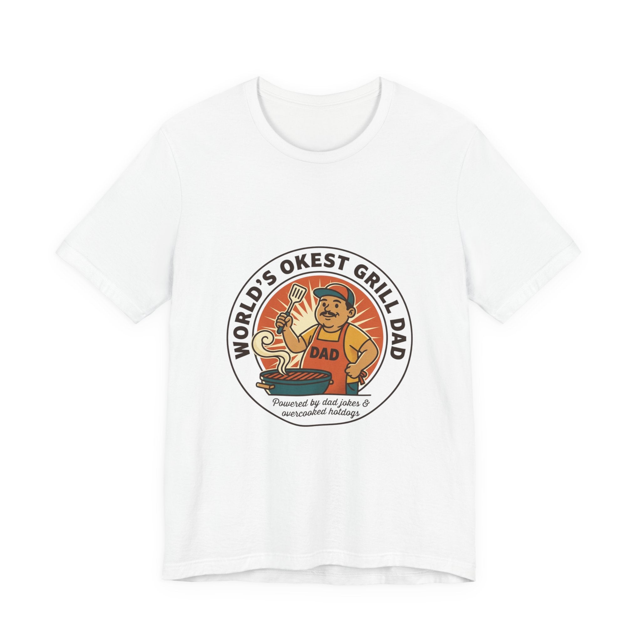 World's Okest Grill Dad T-Shirt | Father's Day, Retro Outdoorsy Dad