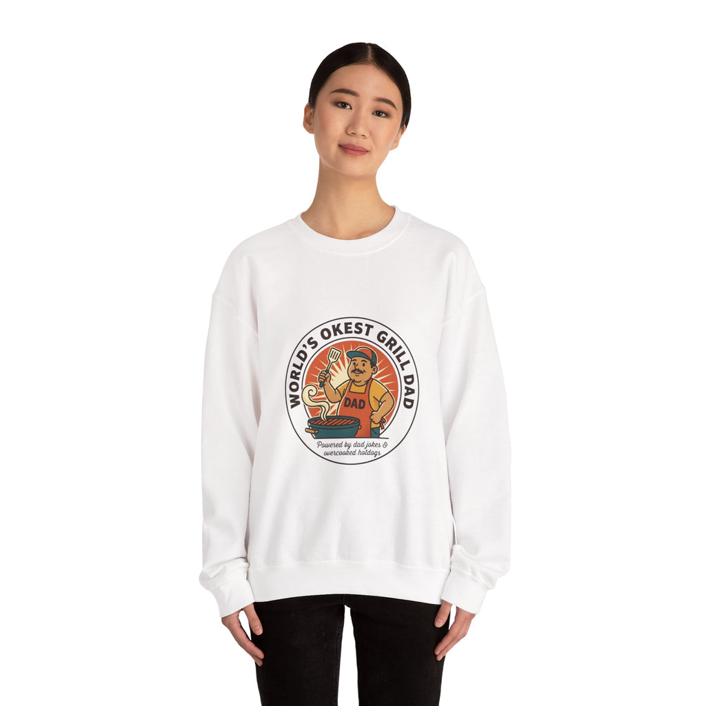 World’s Okest Grill Dad Sweatshirt | Father’s Day, Retro Grill Dad