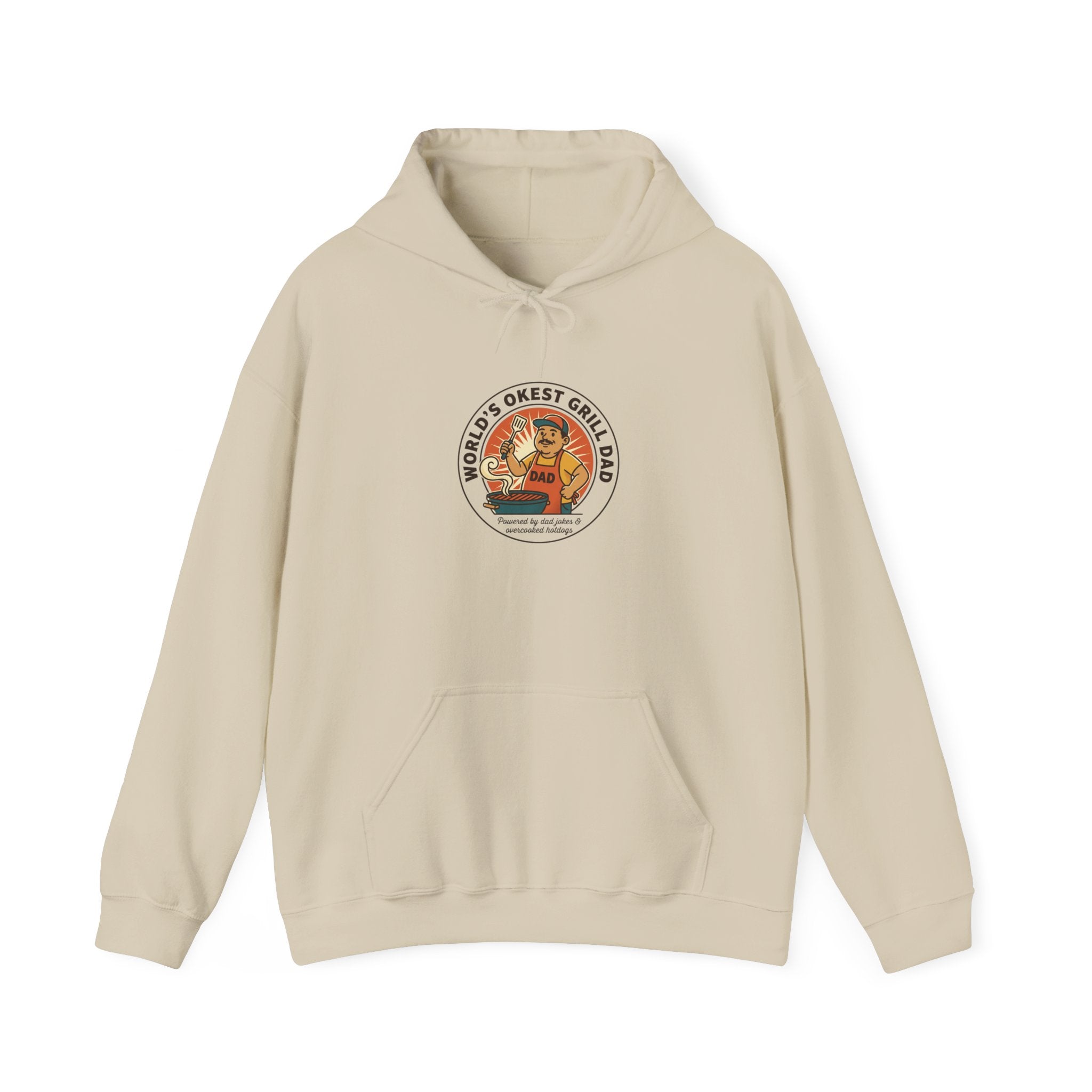 World's Best Grill Dad Hoodie | Father's Day, Retro Outdoorsy Dad