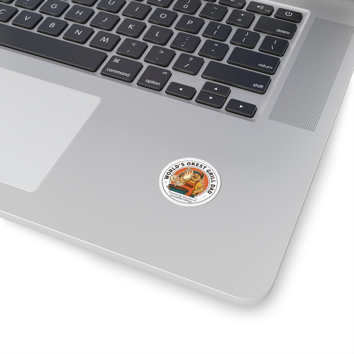 World's Okest Grill Dad Sticker | Father's Day, Sarcastic Retro Dad