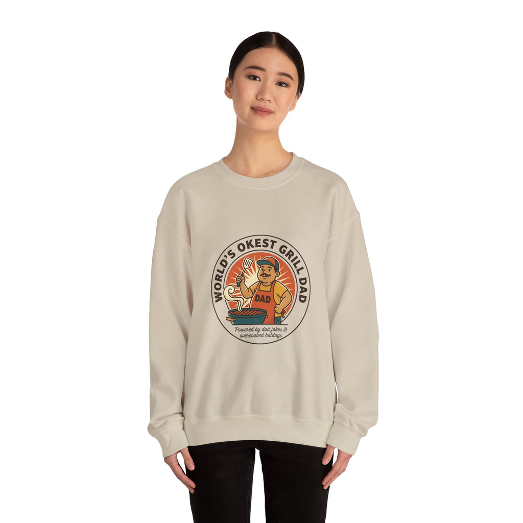 World’s Okest Grill Dad Sweatshirt | Father’s Day, Retro Grill Dad