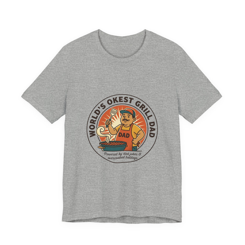 World's Okest Grill Dad T-Shirt | Father's Day, Retro Outdoorsy Dad